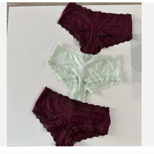 NEW Hank Panky Dream Assorted 3-Pack Boyshorts Size XS